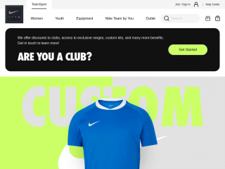 niketeamsport.com screenshot