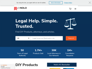 nolo.com screenshot