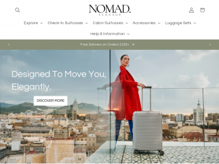 nomadluggage.co.uk screenshot
