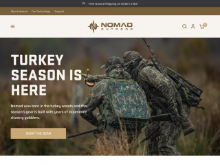 nomadoutdoor.com screenshot