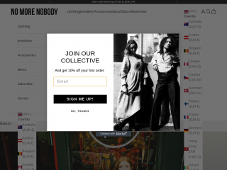 nomorenobody.com screenshot