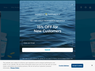 nordicnaturals.com screenshot
