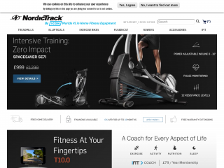 nordictrack.co.uk screenshot