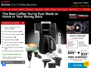 nuwavecoffee.com screenshot