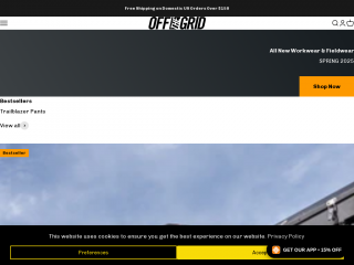 offthegridsurplus.com screenshot