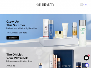 ohbeauty.com screenshot