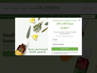 oilgarden.com.au screenshot