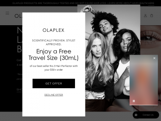 olaplex.com screenshot