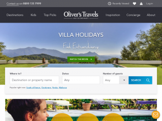 oliverstravels.com screenshot