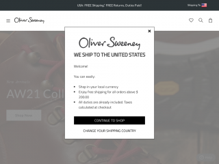 oliversweeney.com screenshot