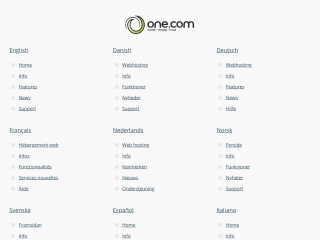 one.com screenshot