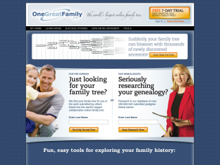 onegreatfamily.com screenshot