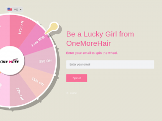 onemorehair.com screenshot