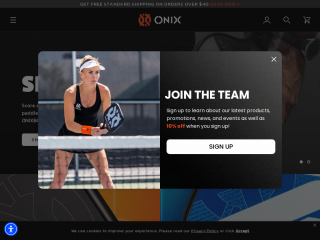 onixpickleball.com screenshot