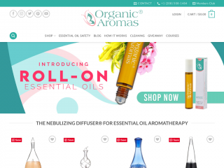 organicaromas.com screenshot