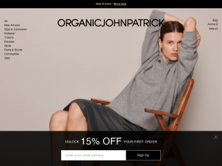 organicbyjohnpatrick.com screenshot