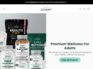organicsocean.com screenshot