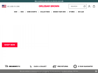 orlebarbrown.com screenshot