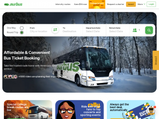 ourbus.com screenshot