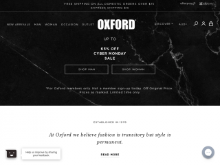 oxfordshop.com.au screenshot