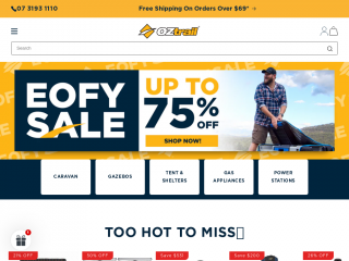 oztrail.com.au screenshot