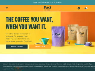 pactcoffee.com screenshot