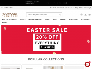 paramountfurniture.co.uk screenshot
