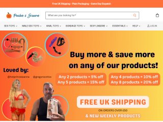 peachesandscreams.co.uk screenshot