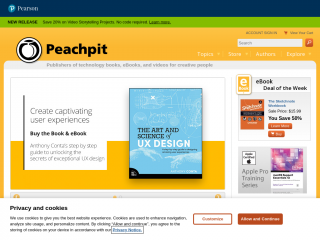 peachpit.com screenshot
