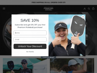 phantompickleball.com screenshot