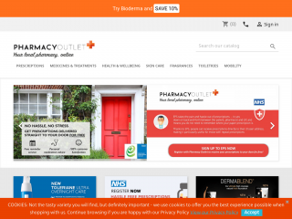 pharmacyoutlet.co.uk screenshot