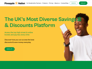 pineapplenation.co.uk screenshot