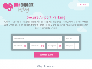 pinkelephantparking.com screenshot