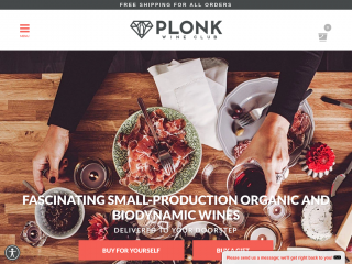 plonkwineclub.com screenshot