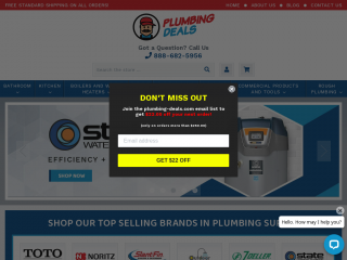 plumbing-deals.com screenshot