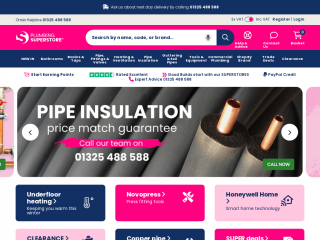 plumbingsuperstore.co.uk screenshot