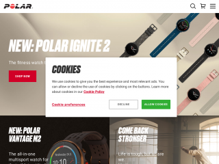 polar.com screenshot
