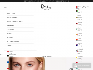polishedlondon.com screenshot