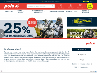 polo-motorrad.com screenshot