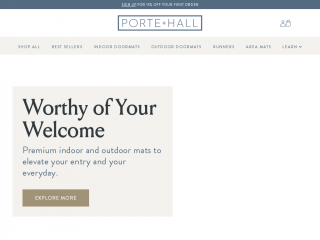 porteandhall.com screenshot