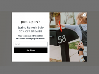 postandporch.com screenshot