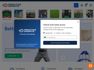practicesports.com screenshot