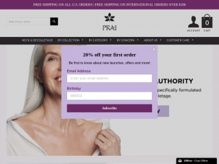 praibeauty.com screenshot