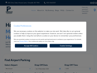 premiumparkingmanchester.co.uk screenshot