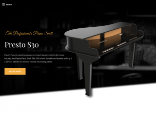 presto-pianos.com screenshot