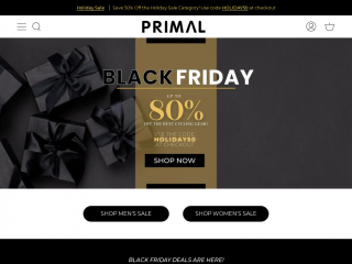 primalwear.com screenshot
