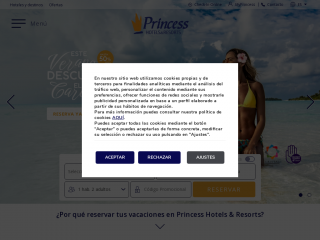 princess-hotels.com screenshot