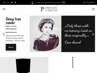 private-parfum.com screenshot