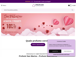 profumisanmarino.com screenshot