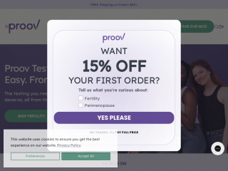 proovtest.com screenshot